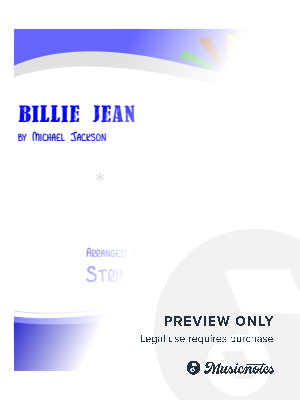 Billie Jean - string quartet by Austin Ralphson - Sheet Music