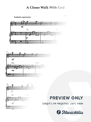 A Closer Walk With God