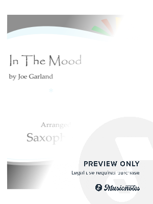 In the Mood - sax ensemble