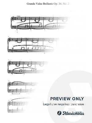 Grande Valse Brillante Op. 34, No. 2 - Frédéric Chopin