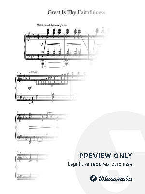 Great Is Thy Faithfulness