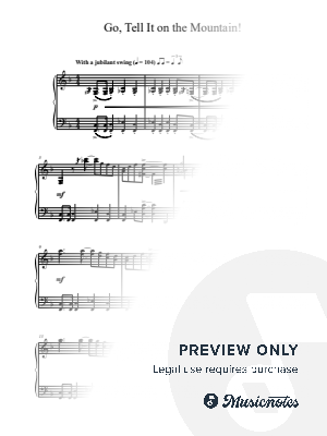 Go, Tell It on the Mountain! by Rafael Griffin - Sheet Music