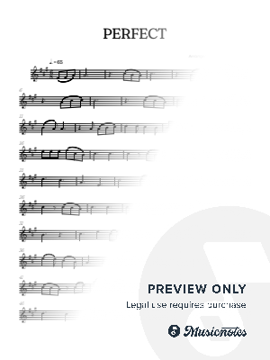 Ed Sheeran • Perfect | trumpet sheet music