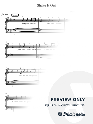 Shake It Out - Intermediate
