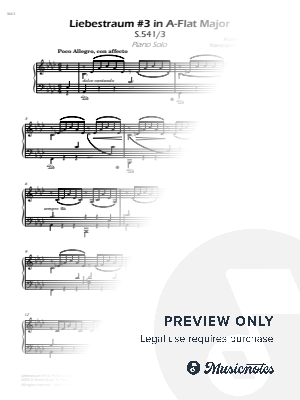 Liszt - Liebestraum No.3 - Piano Solo