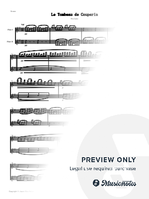 Prélude (from "Le Tombeau de Couperin") / M. Ravel 