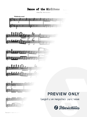  Dance of the Mirlitons [Dance of the Reed Flutes] from The Nutcracker / Pyotr Ilyich Tchaikovsky 