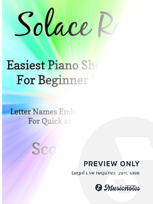  Solace Rag A Mexican Serenade Easiest Piano Sheet Music for Beginner Pianists by SilverTonalities - Sheet Music