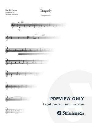 Tragedy by William Baldwin - Sheet Music