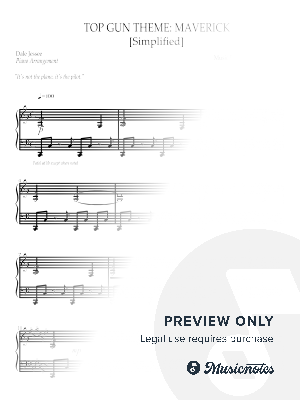 Top Gun: Maverick Main Theme [Simplified]