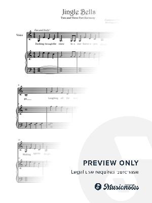 Jingle Bells (Two and Three Part Harmony)