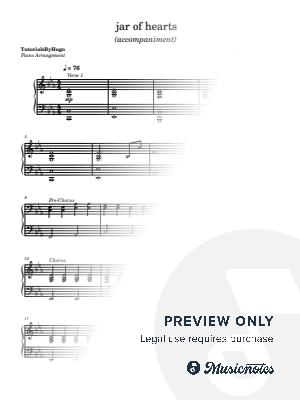 Jar of Hearts [accompaniment]