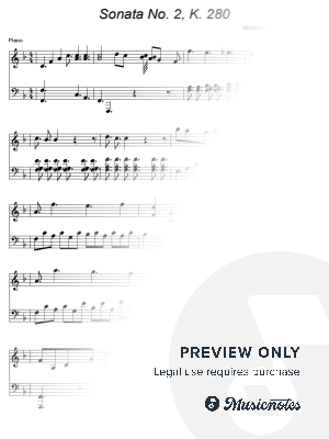 Piano Sonata No. 2 in F major, K. 280 - Wolfgang Amadeus Mozart