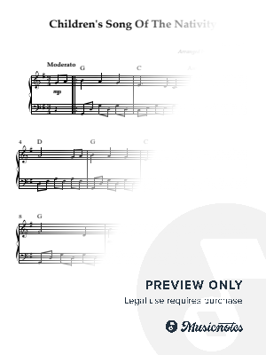 Children's Song Of The Nativity 