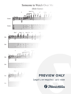Someone to Watch Over Me by Tsuyoshi Ichikawa - Sheet Music