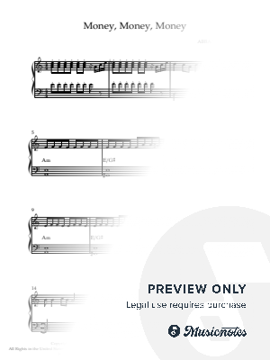 Money, Money, Money by Janina Schülin - Sheet Music