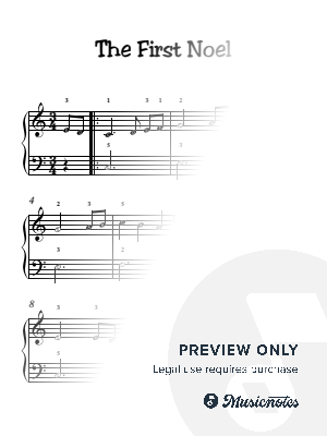 The First Noel - Easy Piano