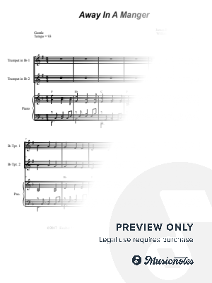 Away In A Manger (Duet for Bb-Trumpet)