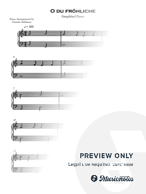 O Du Fröhliche [simplified]