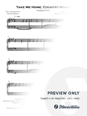 Take Me Home, Country Roads [simplified]