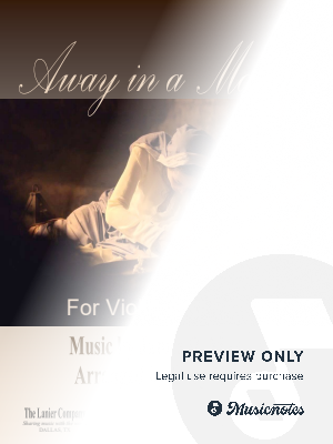 Away In A Manger (Violin and Piano - Score & Parts)
