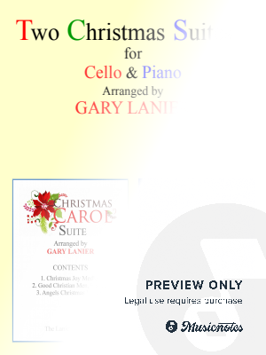 Two Christmas Suites (Cello and Piano with Score & Parts)