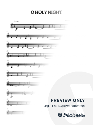 O Holy Night • Christmas Song | french horn sheet music