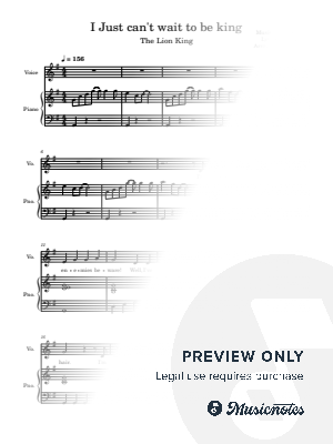 I Just Can't Wait to Be King