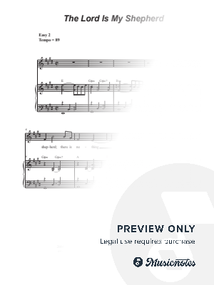 The Lord Is My Shepherd (Vocal Solo)
