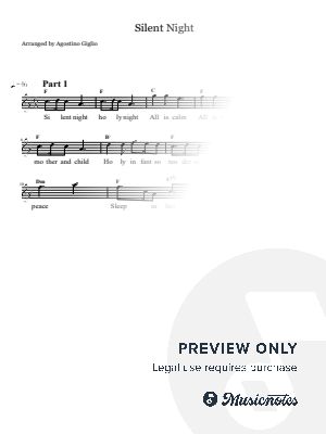 Silent Night - Joseph Mohr (Leadsheet)