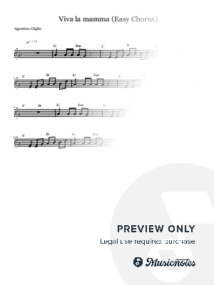 Viva la Mamma! - Edoardo Bennato by PianoTut - Sheet Music