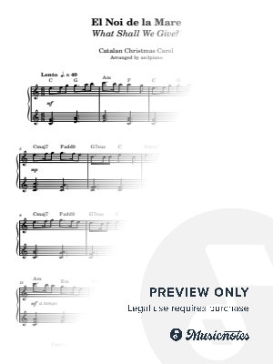 El Noi de la Mare - What Shall We Give?