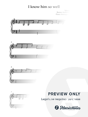 I know him so well by Kåre Øgreid - Sheet Music