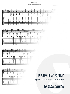 All of Me by Ulli Boegershausen - Sheet Music