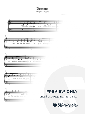 Demons by Louiza Patsia - Sheet Music