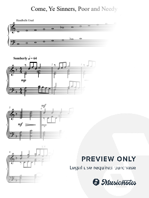 Come, Ye Sinners, Poor and Needy