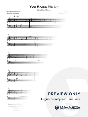 You Raise Me Up [simplified]