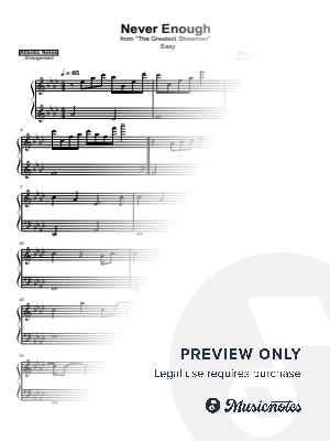 Never Enough (The Greatest Showman)