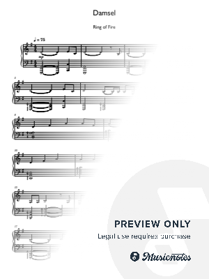 Damsel - Ring of Fire by AmiRRezA - Sheet Music