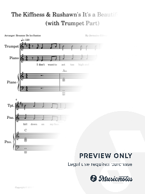 The Kiffness and Rushawn's It's a Beautiful Day | Piano and Trumpet