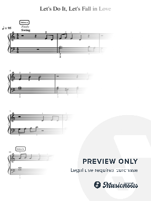 Let's Do It (Let's Fall in Love) - Intermediate by Simply Piano - Sheet Music