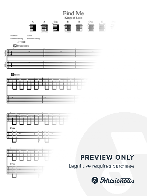 Find Me by SparkyGuitar - Sheet Music