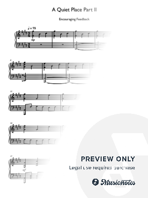 A Quiet Place Part II - Encouraging Feedback