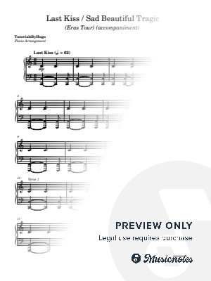 Last Kiss / Sad Beautiful Tragic (Eras Tour Version) [accompaniment]