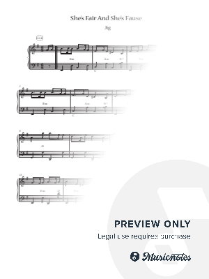 She's Fair And She's Fause