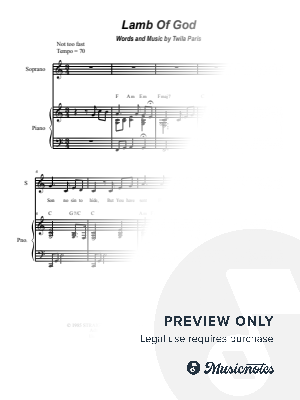 Lamb of God (Duet for Soprano and Tenor solo)