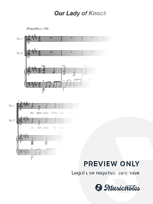 Our Lady of Knock (SATB) by Stephen DeCesare - Sheet Music