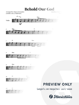 Behold Our God | VIOLA SOLO