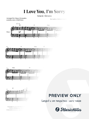 I Love You, I'm Sorry | PIANO SOLO WITH CHORDS