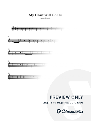 My Heart Will Go On (Titanic) - violin